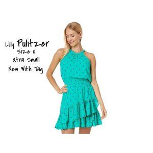 Lilly Pulitzer Pamelyn Dress Fit-and-flare Size 0 Xtra Small New With Tag